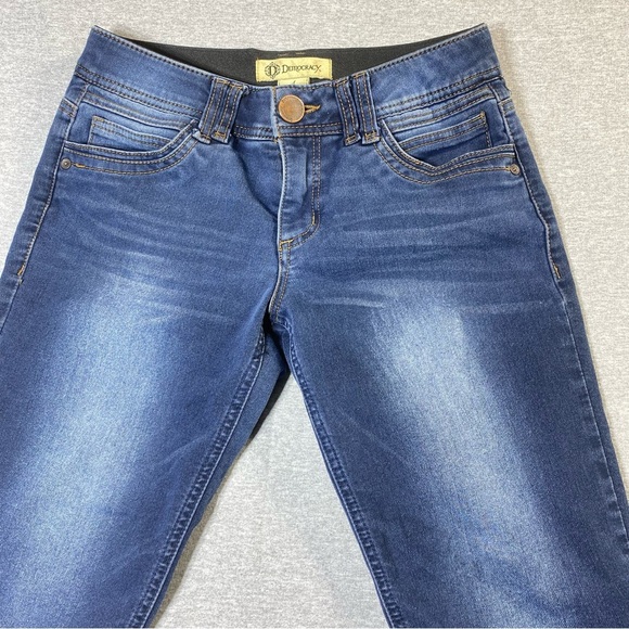Democracy Jegging Jeans Womens 4 Blue Ab Technology Skinny Low Rise Casual Denim - Picture 3 of 14